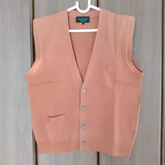 Mr. Junko Golf ニットベスト Lサイズ オレンジ