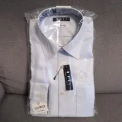 【新品タグ付】AOKIアオキMAJIく薄いブルー長袖シャツノンアイロン