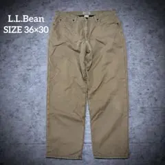 L.L.Bean 裏ボア チノパン メキシコ製 ベージュ 36×30のサムネイル