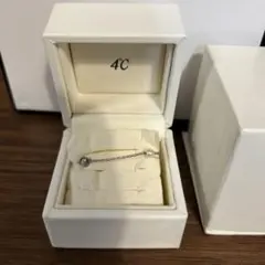 4°C シルバーチェーンブレスレット