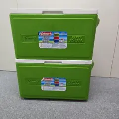 【中古】コールマン　パーティースタッカー　Coleman 青　緑　セット 2026年最新】コールマン パーティ スタッカーの人気アイテム - メルカリ