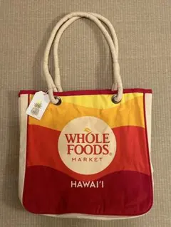 ホールフーズ　トートバッグ新品未使用タグ付きハワイカハラ店限定