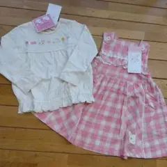 coeur a coeur ワンピース 長袖Tシャツ セット 95 新品のみ