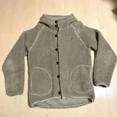 Gymphlex ジムフレックス くるみボタン ボア フーデッド ジャケット