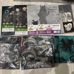 僕のヒーローアカデミア クリアファイル 5枚セット タオル、ハンドタオル