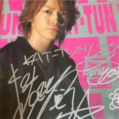 色紙　直筆サイン　亀梨和也 亀梨和也 色紙 直筆サイン ⭐️最終お値下げです⭐️ - メルカリ