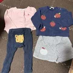 ファミリア　familiar ベビー服 4点セット　トレーナー　カーディガン