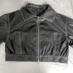 ダブルジップ ブルゾン