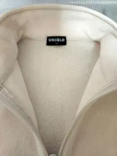 オールドユニクロOLDUNIQLO　フルジップフリースジャケット　ホワイト生成り