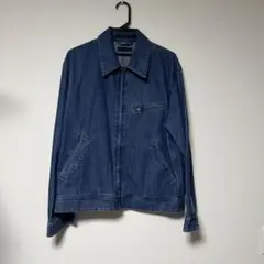 濃紺 デニムジャケット ジッパー付き old UNIQLO