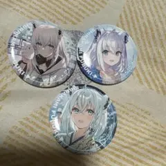 白上フブキ 缶バッジ 3個セット