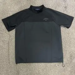 Callaway ブラック モックネックシャツ LL