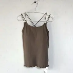 w closet カップ付き　キャミソール モカ　FREEのサムネイル