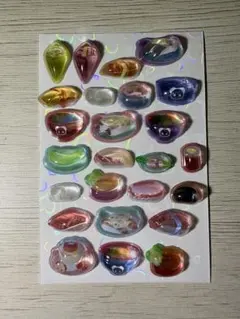 お寿司　3D立体シール