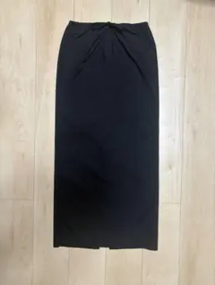 新品•未使用】IENA トリプルツイルタックスカート 黒、無地 - メルカリ