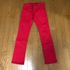 Lee Black Rider スキニーデニム 赤