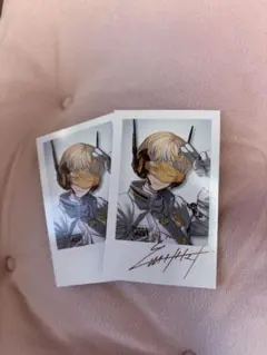 にじさんじ 緋八マナ　チェキ 箔押し