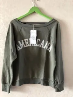 AMERICANA アメリカーナ オフショルダー スウェット