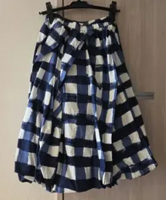 【新品】MARNI バルーンシェイプスカート チェック柄フレアスカート