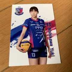 【西川有喜】PFUブルーキャッツ 選手トレカ