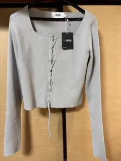 AZUL BY MOUSSY レースアップ長袖ニットのサムネイル