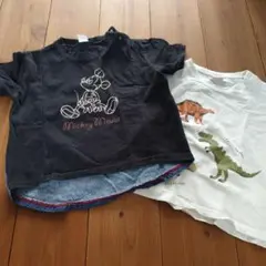 Mickey Mouse キッズTシャツ 2枚セットのサムネイル