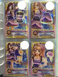 ♢アイカツオンパレードカード ガーデンバニラ 4枚 神城カレン - メルカリ
