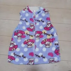 My Melody 　マイメロ　サンリオ　スリーパー　フリースベスト 120cm