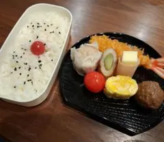 食品サンプル（日の丸ごはん、おかず）