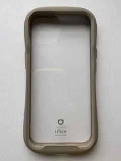 iFace iPhone 14用 ベージュクリアケース