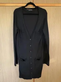 REI RISÉE ロングカーディガン　ブラック　LLサイズ　秋冬