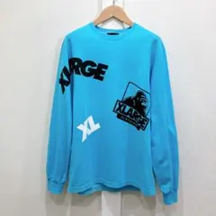 X-LARGE エクストララージ ロンT 長袖 カットソー マルチロゴ M