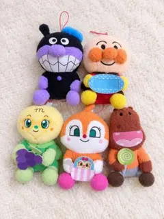 アンパンマン バイキンマン メロンパンナ ドキンちゃん カバオくん ぬいぐるみ