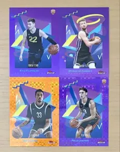 Topps NBA トレカ 4枚 シリアルカード