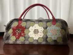 ハンドメイド★パッチワーク★ソーイングバック★裁縫箱★お道具箱