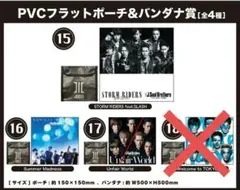 三代目JSB 1番くじ PVCフラットポーチ&バンダナ