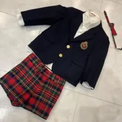 ミキハウス　フォーマルスーツ　90-100センチ　レトロ