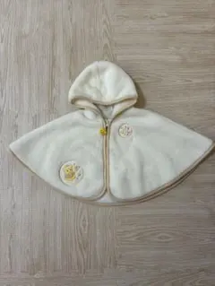 MIKIHOUSEフード付きベビーポンチョ 70-90cm