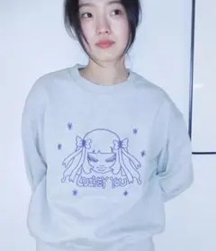 hannah Luckey You Sweatshirt グレー