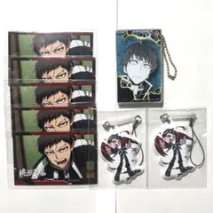 ⑪シャーマンキング ハオ 特製カード＆ステッカー＆キーホルダー＆缶