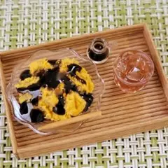 ミニチュアフード きなこ黒蜜わらび餅セット