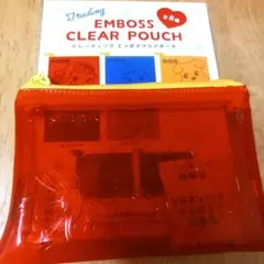 ペコフェス トレーディングエンボスクリアポーチ ペコちゃん