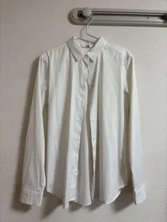UNIQLO ホワイト 長袖シャツ