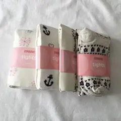 ◯新品 ジンボリー 5-7 歳 タイツ 4個 セット 100 110 120