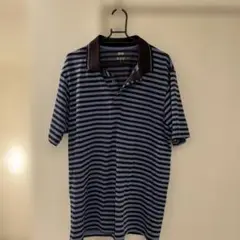 UNIQLO ストライプポロシャツ XL アダムスコット
