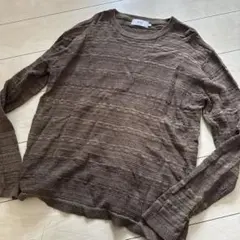 アズールバイマウジー　メンズトップス　薄手　トップス　ニット