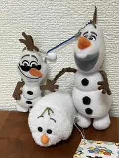ディズニー アナと雪の女王 オラフ ぬいぐるみバッジ ツムツム