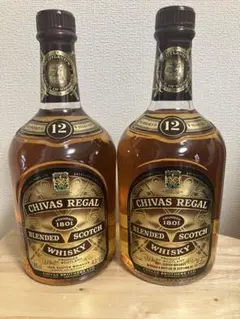 古酒 シーバスリーガル特級760ml、750ml 2本セット スコッチウイスキー
