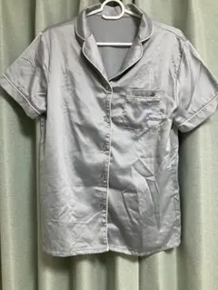 tutuanna チュチュアンナ サテンパジャマ 半袖 水色　トップス