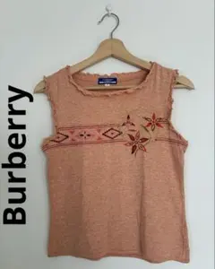 Burberry Blue Label バーバリー　ノースリーブブラウス　毛